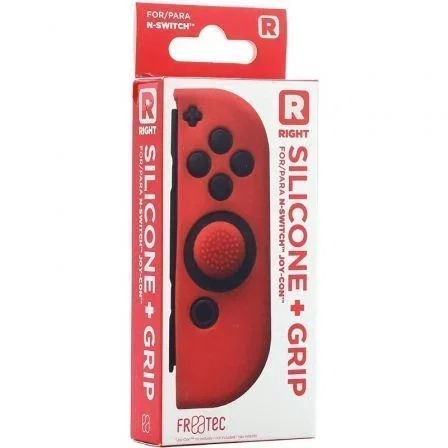 Fr-Tec Funda Protectora de Silicona + Grip para Joy-Con Derecho Rojo Fr-Tec Funda Protectora de Silicona + Grip para Joy-Con Derecho Rojo